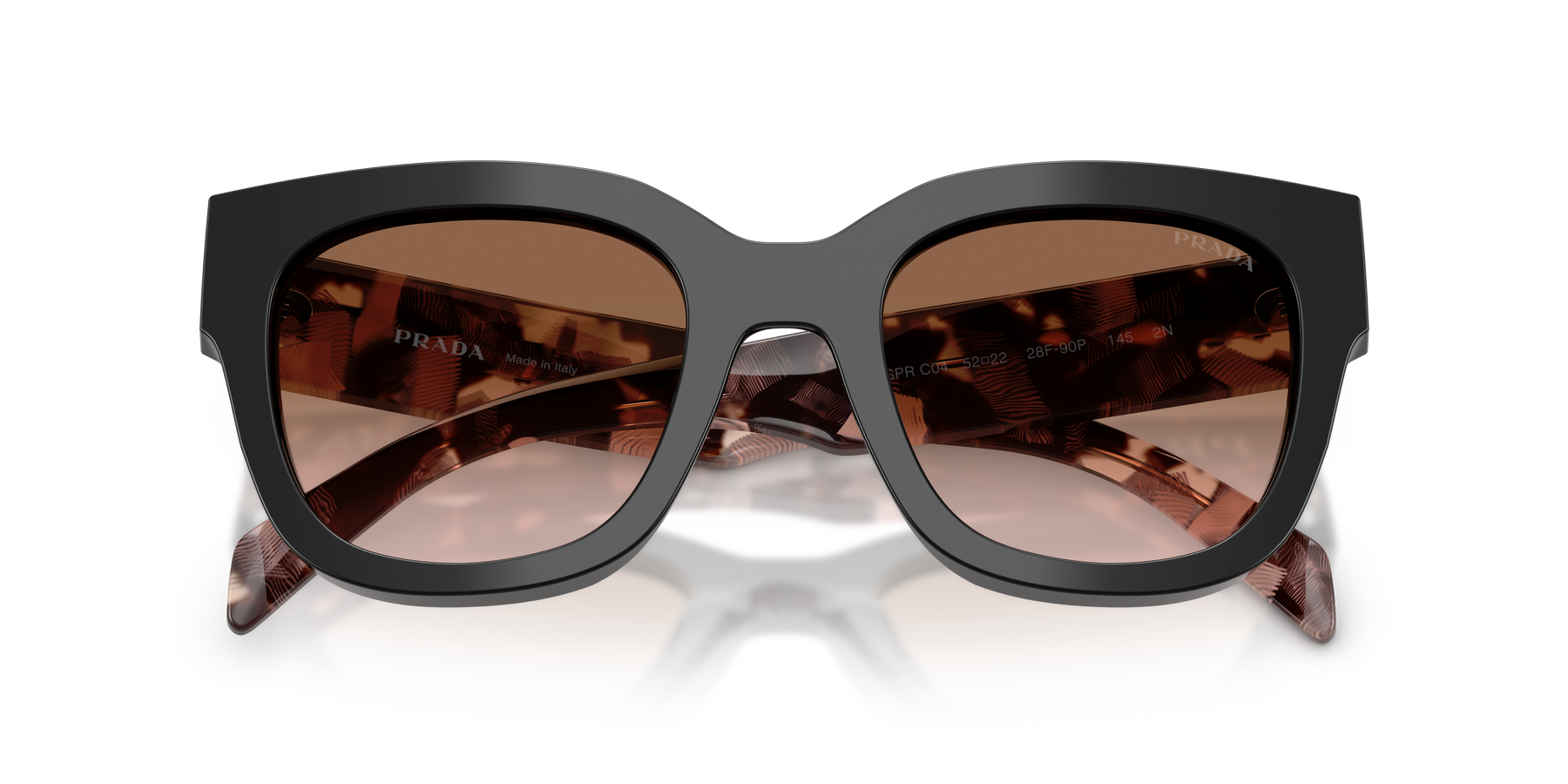 Prada Womens PR Sunglasses In Black