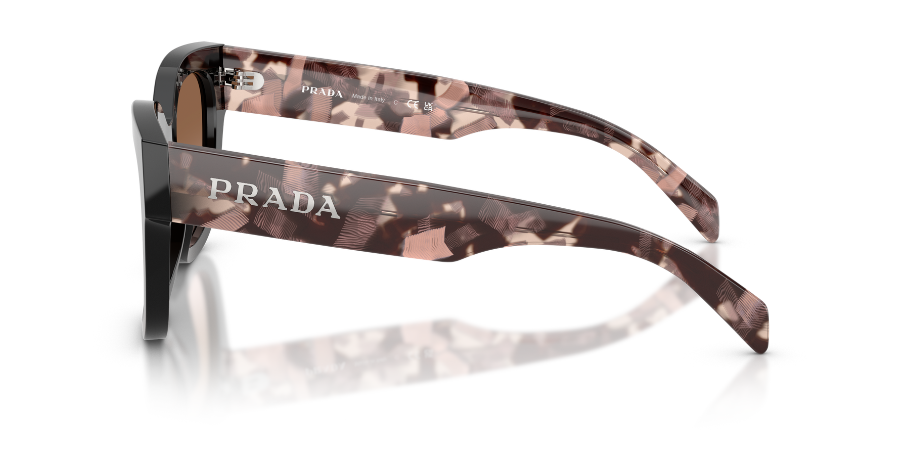 Prada Womens PR Sunglasses In Black