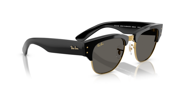 Ray-Ban Mega Clubmaster Unisex Sunglasses In Black