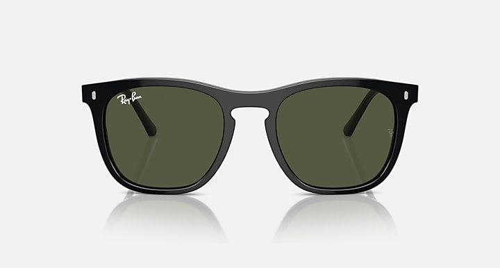 Ray-Ban Mens Square Sunglasses In Polished Black