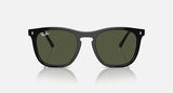 Ray-Ban Mens Square Sunglasses In Polished Black