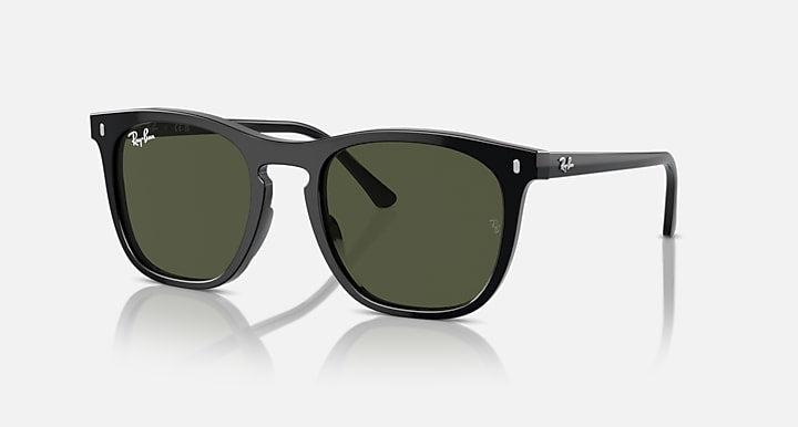 Ray-Ban Mens Square Sunglasses In Polished Black