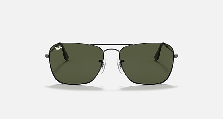 Ray-Ban Caravan G-15 Sunglasses In Green & Gunmetal