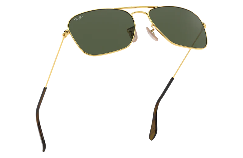 Ray-Ban Caravan Sunglasses For Men In Gold