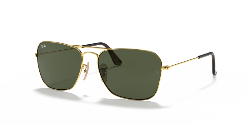 Ray-Ban Caravan Sunglasses For Men In Gold