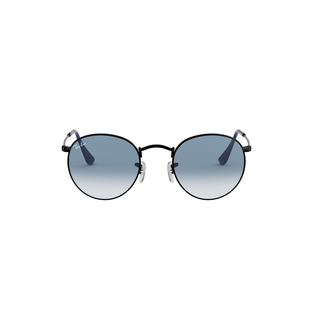 Ray-Ban Round Metal Unisex Sunglasses In Black