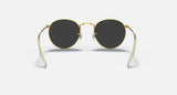 Ray-Ban Unisex Round Metal Sunglasses In Gold