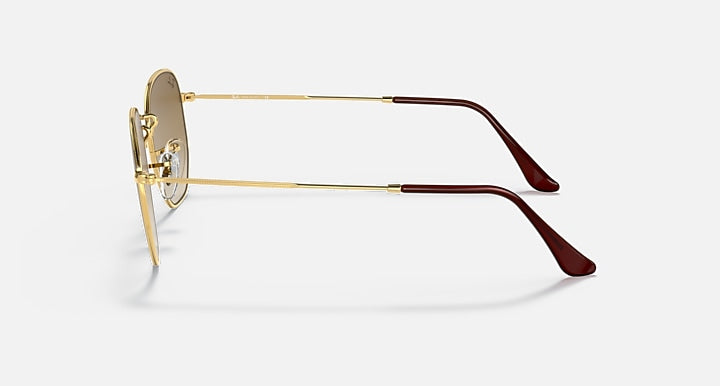 Ray-Ban Unisex Hexagonal Sunglasses In Gold