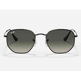Ray-Ban Hexagonal Unisex Sunglasses In Black