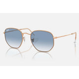 Ray-Ban Hexagonal Womens Sunglasses In Rose Gold
