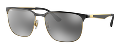 Ray-Ban Unisex Sunglasses In Black And Gold