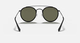 Ray-Ban Unisex Round Double Bridge Sunglasses In Black