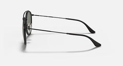 Ray-Ban Unisex Round Double Bridge Sunglasses In Black