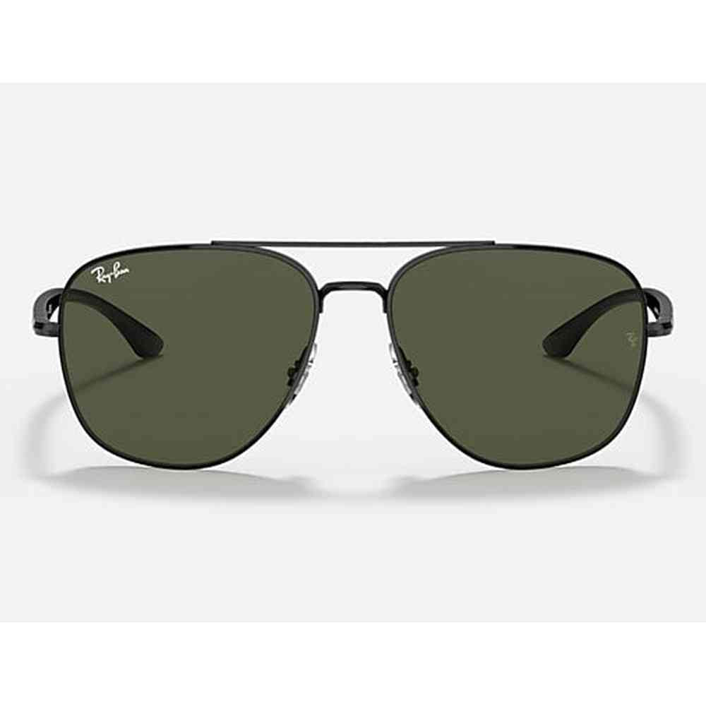 Ray Ban Square Metal Mens Sunglasses In Black