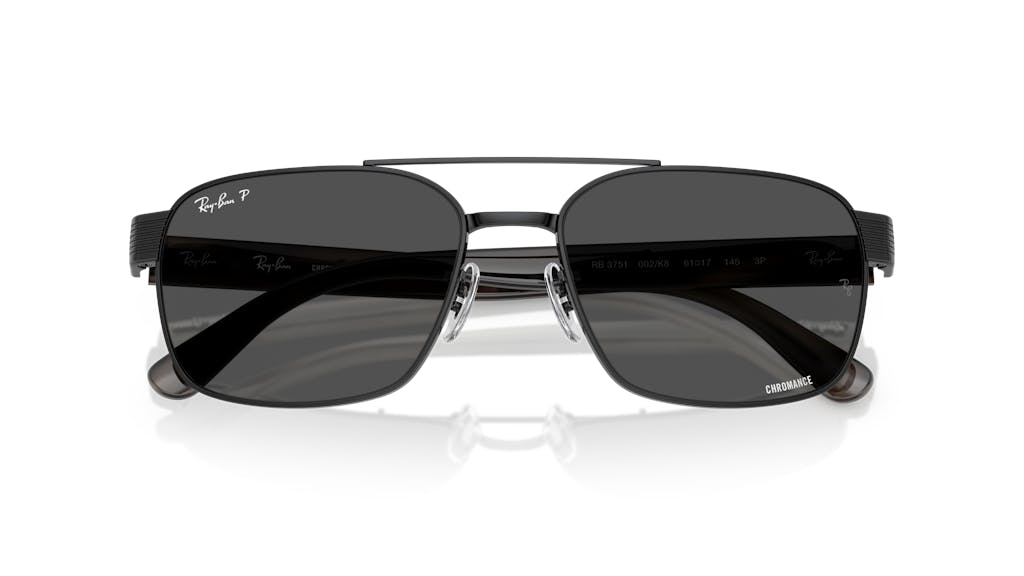 Ray-Ban Mens Chromance Polarized Navigator Sunglasses In Black