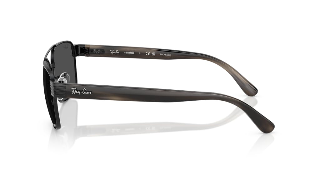 Ray-Ban Mens Chromance Polarized Navigator Sunglasses In Black