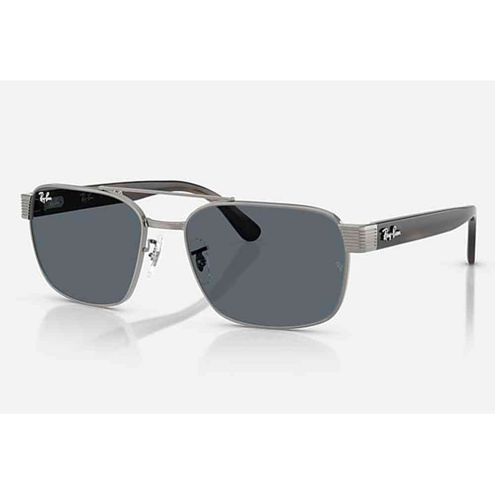 Ray-Ban Square Mens Sunglasses In Gumetal