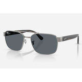 Ray-Ban Square Mens Sunglasses In Gumetal