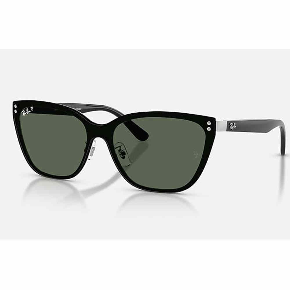 Ray-Ban Irregular Metal Womens Sunglasses In Black