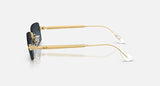 Ray-Ban Unisex Sunglasses By Asap Rocky In Gold And Blue Gradient Dark Grey