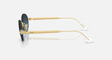 Ray-Ban Unisex Round Framed Sunglasses By Asap Rocky In Gold