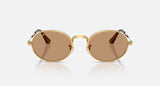 Ray-Ban Asap Rocky Unisex Sunglasses In Gold