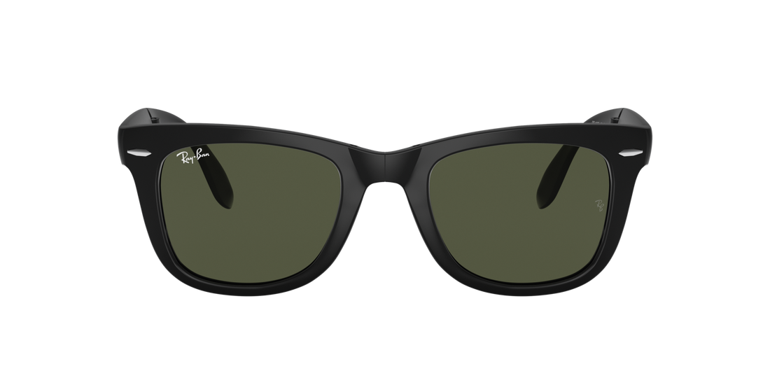 Ray-Ban Mens Wayfarer Folding Sunglasses In Black