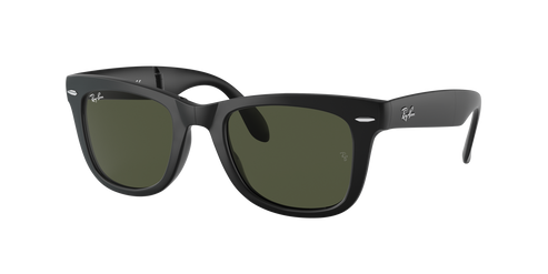 Ray-Ban Mens Wayfarer Folding Sunglasses In Black