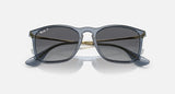 Ray-Ban Unisex Chris Sunglasses In Tranparent Blue