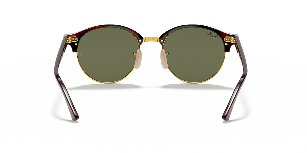 Ray-Ban Clubround Unisex Sunglasses in Havan & Gold