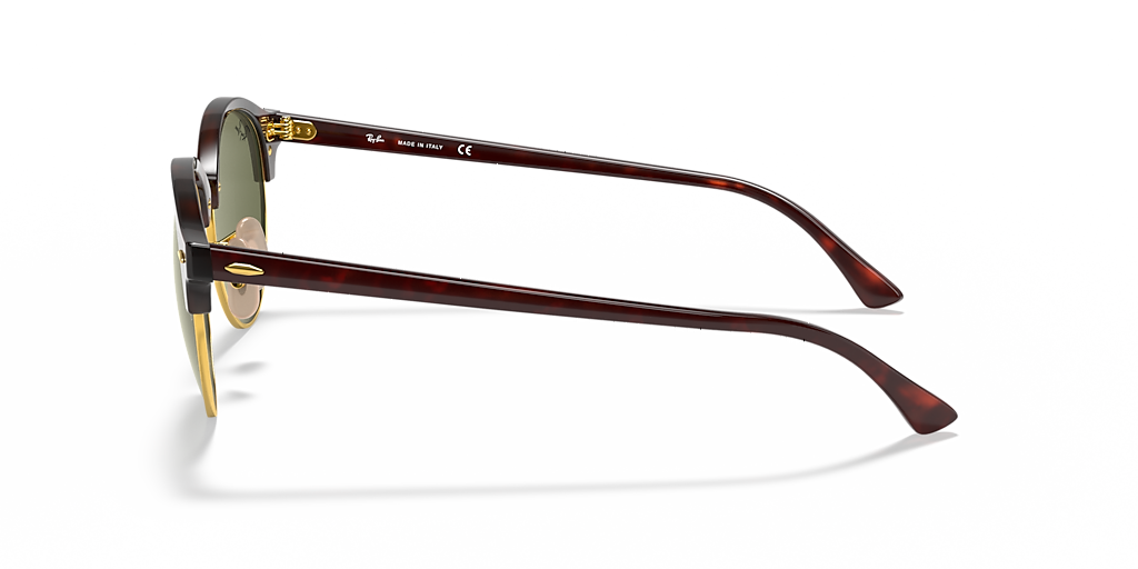 Ray-Ban Clubround Unisex Sunglasses in Havan & Gold