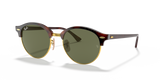 Ray-Ban Clubround Unisex Sunglasses in Havan & Gold