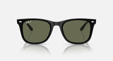 Ray-Ban Square Polarized Sunglasses In Black & Green