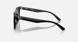 Ray-Ban Square Polarized Sunglasses In Black & Green