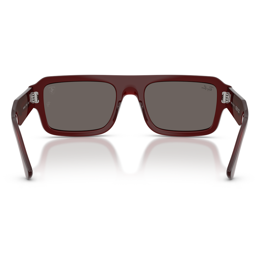 Ray-Ban Unisex Adults Lewis Hamilton Ferrari Sunglasses In Red/Light Grey