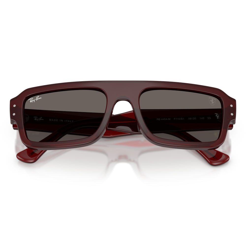 Ray-Ban Unisex Adults Lewis Hamilton Ferrari Sunglasses In Red/Light Grey