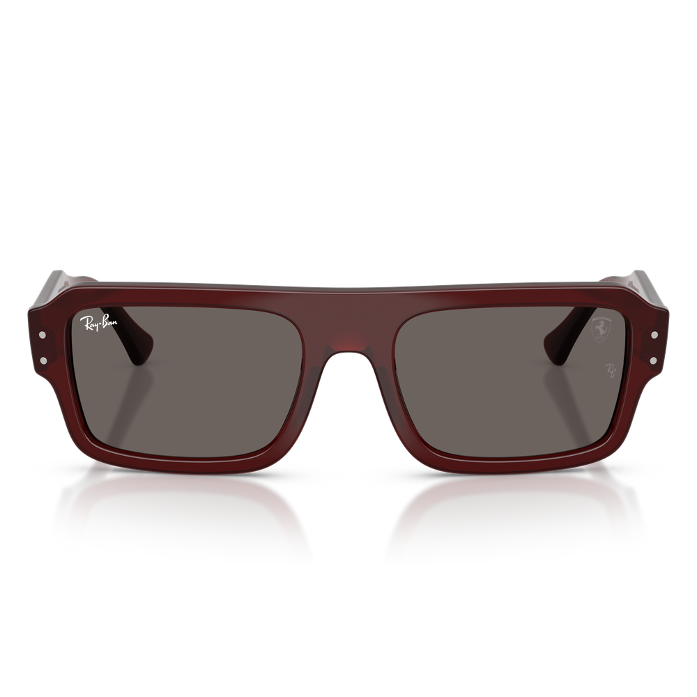 Ray-Ban Unisex Adults Lewis Hamilton Ferrari Sunglasses In Red/Light Grey