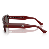 Ray-Ban Unisex Adults Lewis Hamilton Ferrari Sunglasses In Red/Light Grey