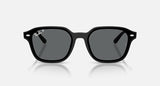 Ray-Ban Square Polarized Sunglasses In Black