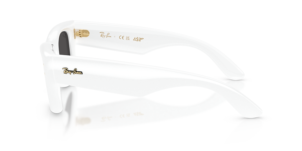Ray-Ban Wayfarer Puffer Square Sunglasses In White