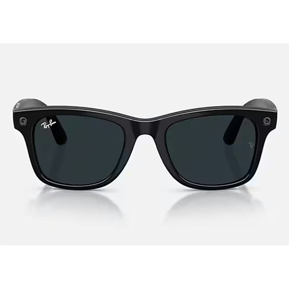 Ray-Ban Meta Wayfarer Smart Glasses – Transitions Gen S Grey, Shiny Black (Pre Order)