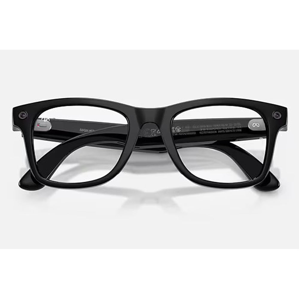 Ray-Ban Meta Wayfarer Smart Glasses – Transitions Gen S Grey, Shiny Black (Pre Order)