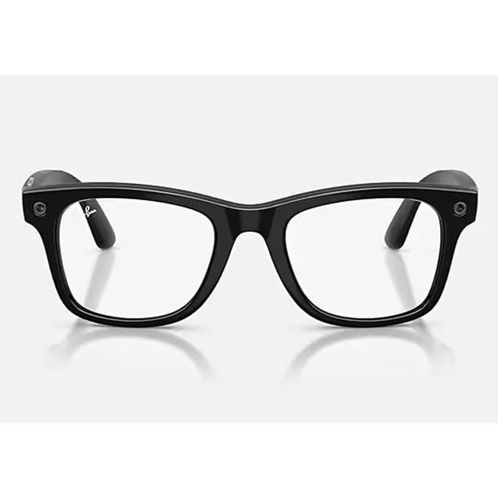 Ray-Ban Meta Wayfarer Smart Glasses – Transitions Gen S Grey, Shiny Black (Pre Order)