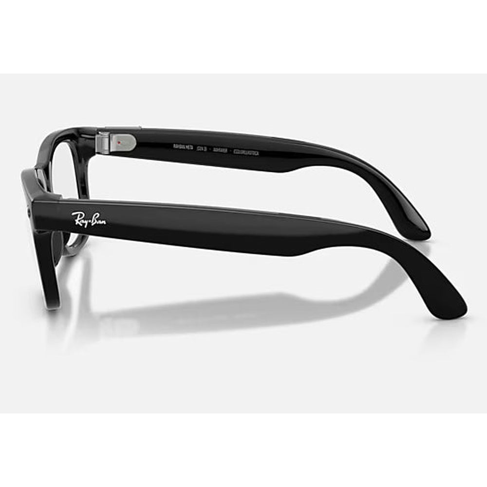 Ray-Ban Meta Wayfarer Smart Glasses – Transitions Gen S Grey, Shiny Black (Pre Order)