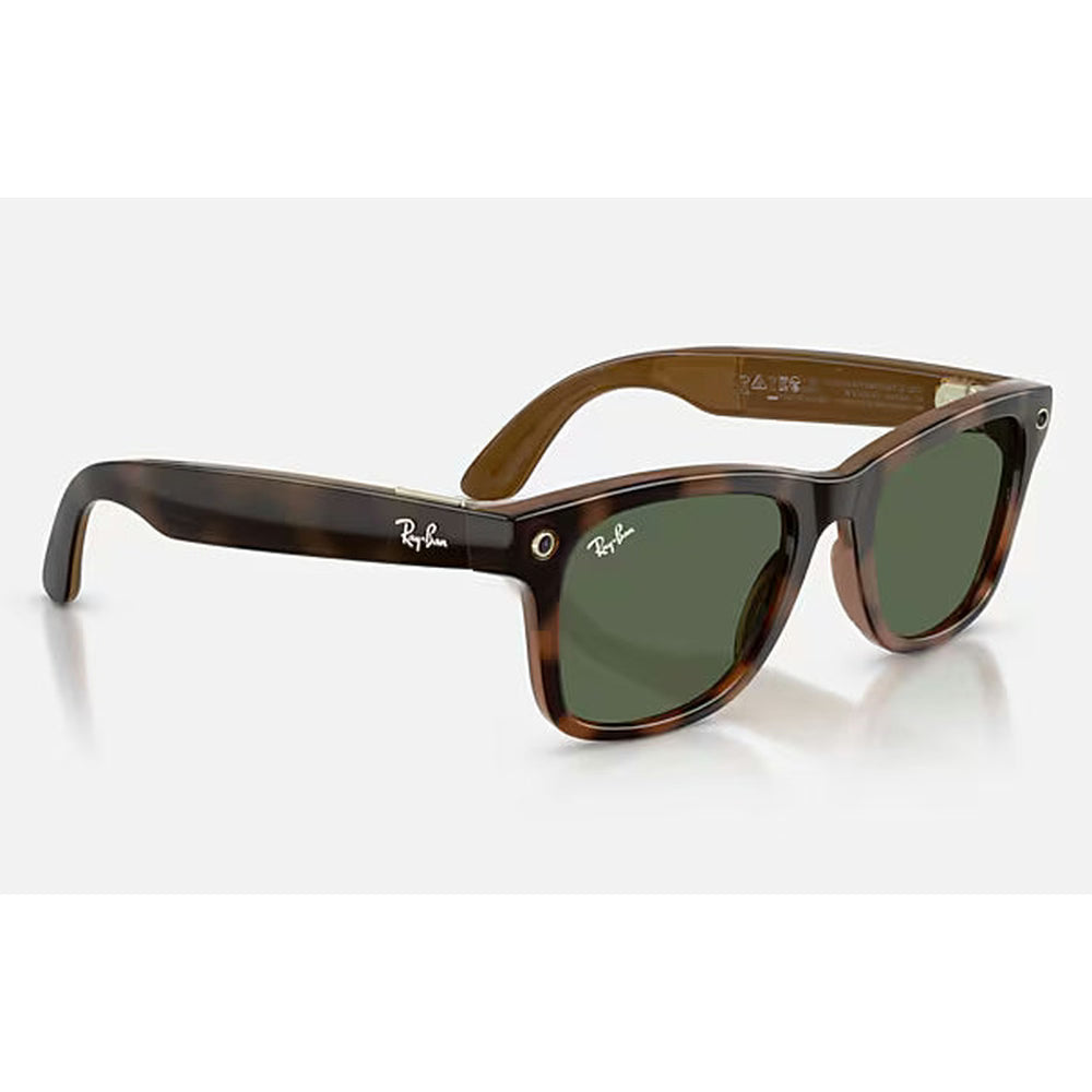 Ray-Ban Meta Wayfarer Smart Glasses – G15 Green, Havana (Pre Order)