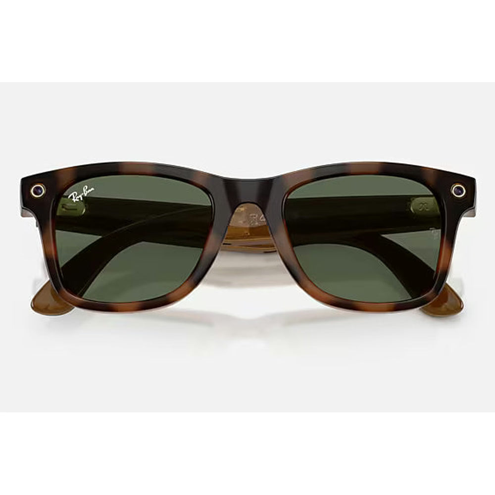 Ray-Ban Meta Wayfarer Smart Glasses – G15 Green, Havana (Pre Order)