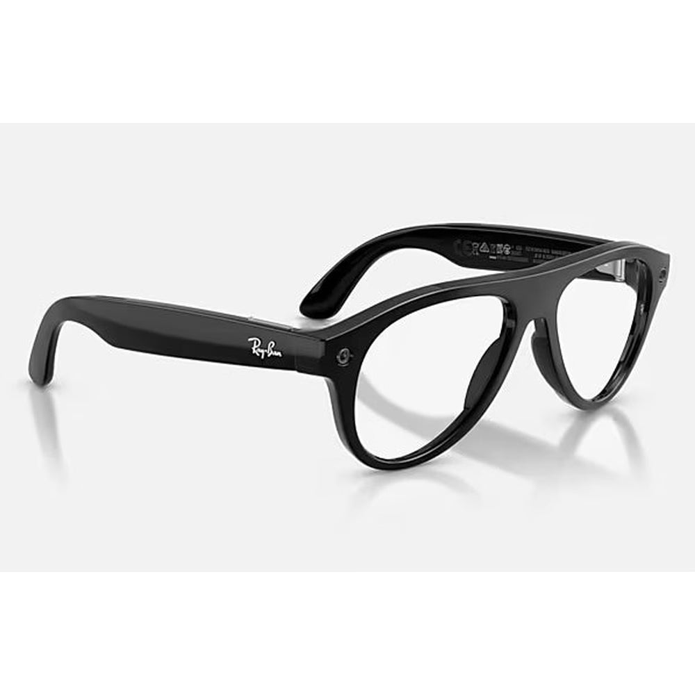 Ray-Ban Meta Aviator Smart Glasses – Transitions Gen S Graphite Green, Shiny Black