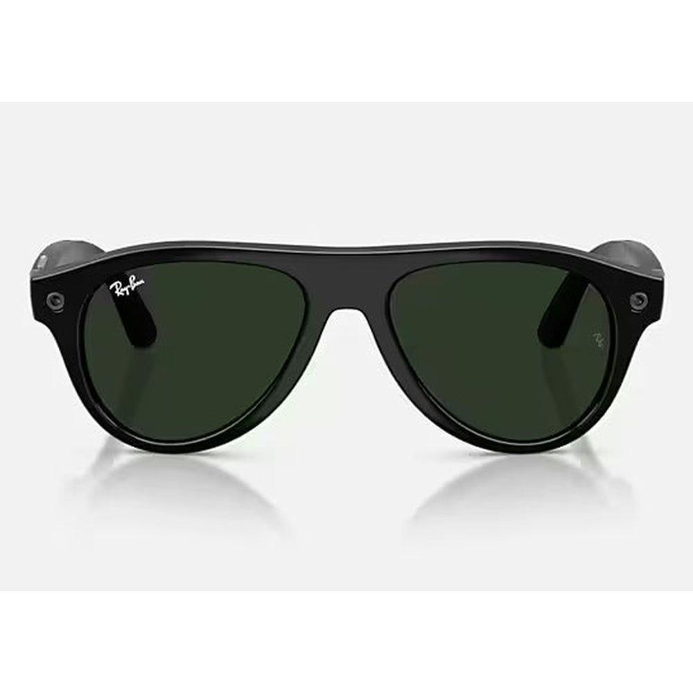 Ray-Ban Meta Aviator Smart Glasses – Transitions Gen S Graphite Green, Shiny Black