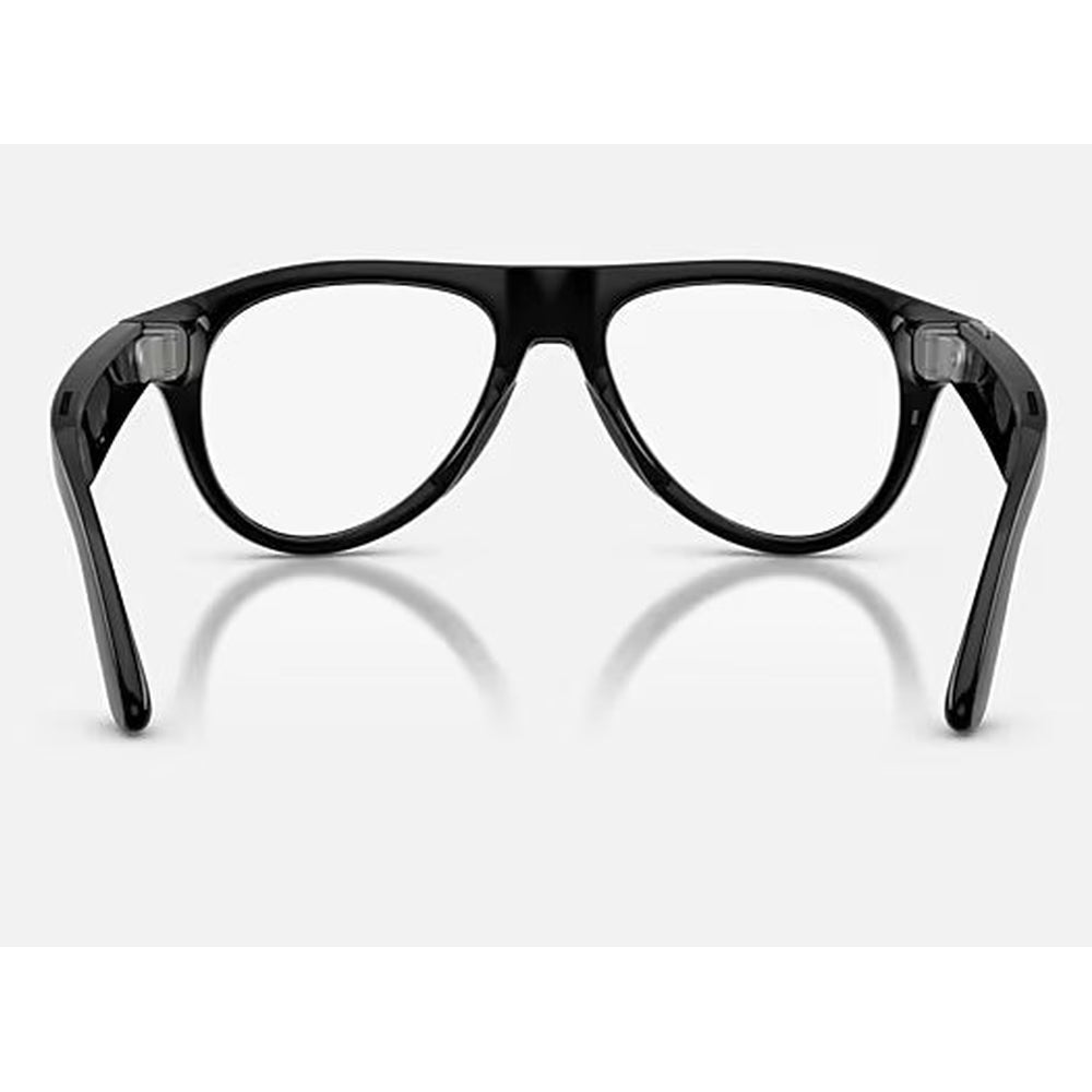 Ray-Ban Meta Aviator Smart Glasses – Transitions Gen S Graphite Green, Shiny Black