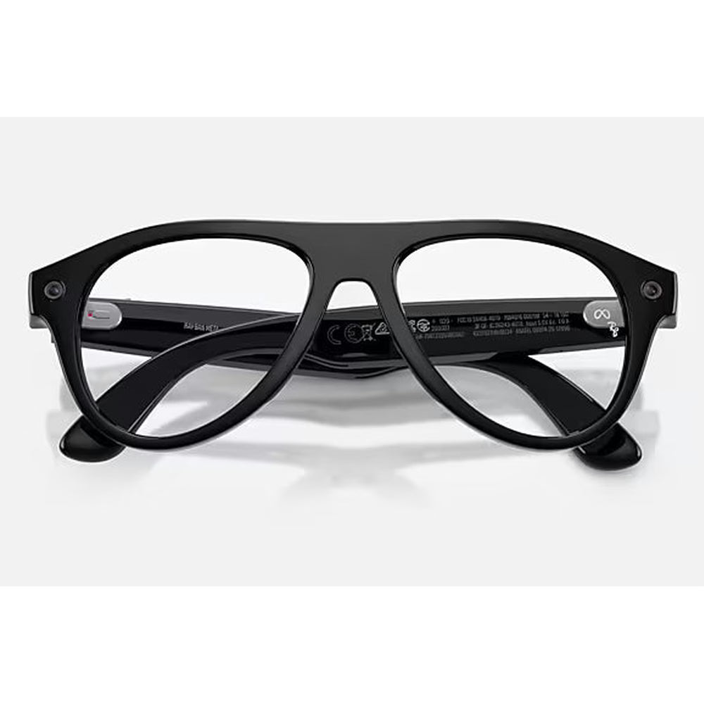 Ray-Ban Meta Aviator Smart Glasses – Transitions Gen S Graphite Green, Shiny Black